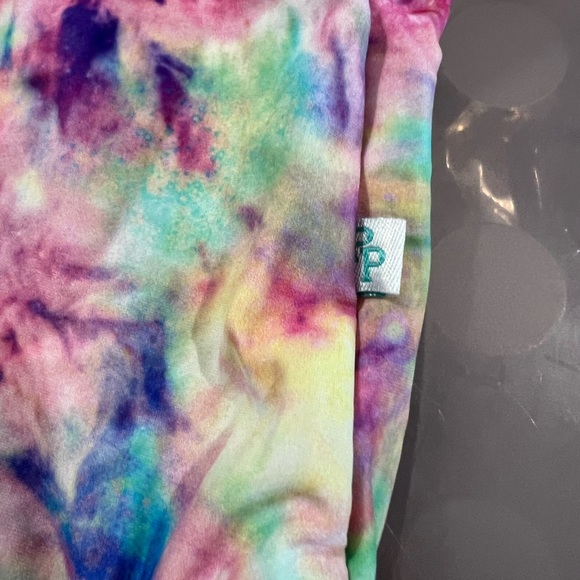 Posh Peanut Tie dye Rainbow one piece swimsuit for baby girl 0-3 - Picture 3 of 5